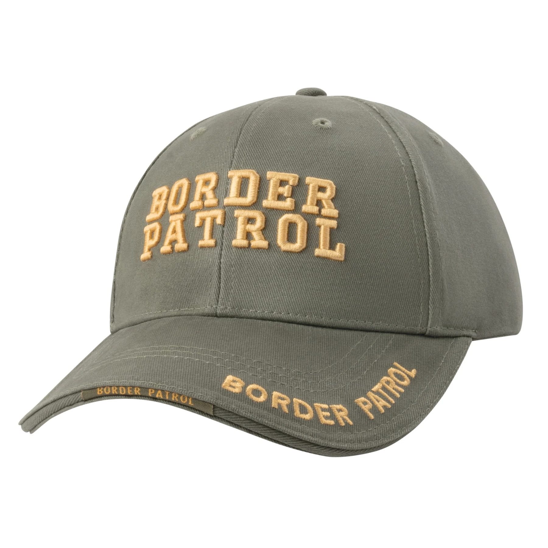 Levně ROTHCO čepice DELUXE BORDER PATROL baseball ZELENÁ
