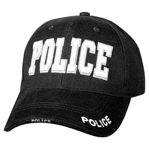 Levně ROTHCO čepice DELUXE POLICE baseball ČERNÁ