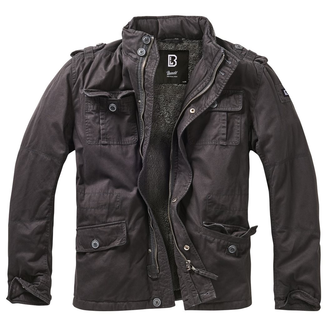 Levně Bunda BRITANNIA JACKET zateplená ČERNÁ