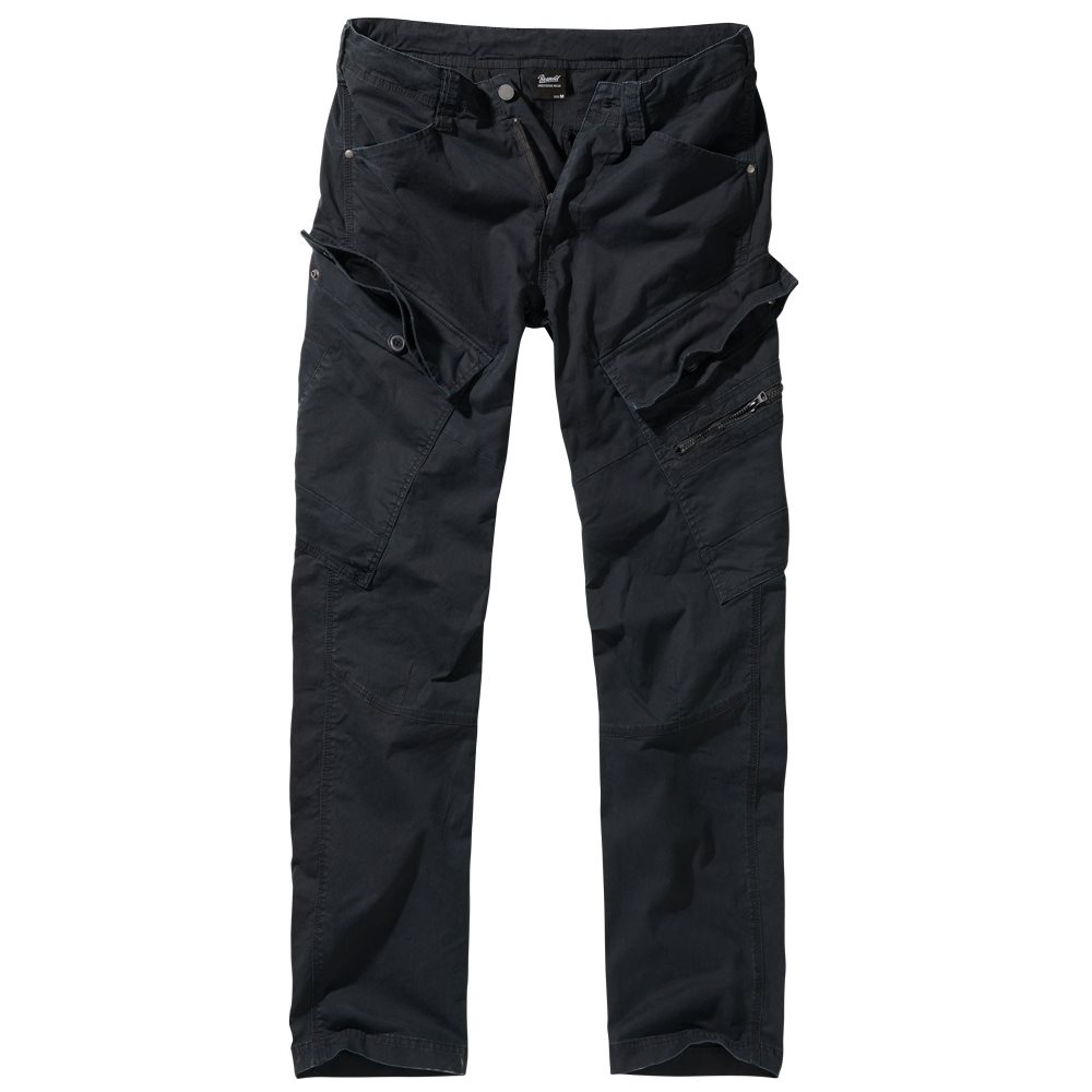 Levně Kalhoty ADVEN SLIM FIT ČERNÉ