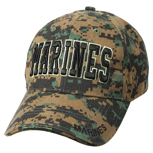 Levně ROTHCO čepice DELUXE MARINES baseball WOODLAND DIGITAL
