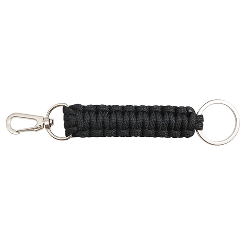 Levně ROTHCO klíčenka PARACORD ČERNÁ