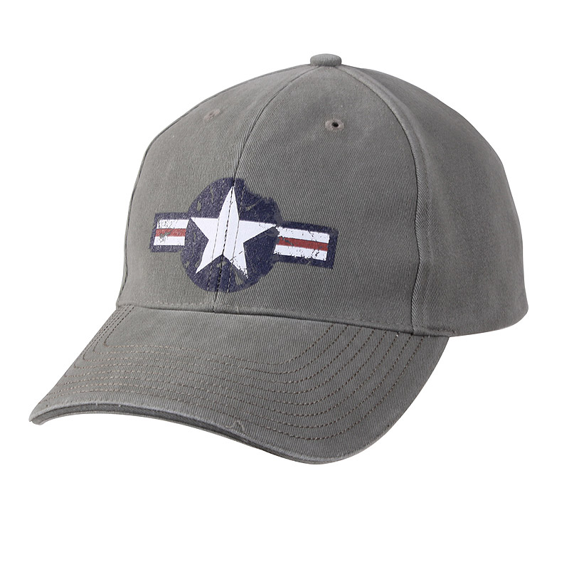 Levně ROTHCO čepice baseball VINTAGE DELUXE AIR CORPS ZELENÁ