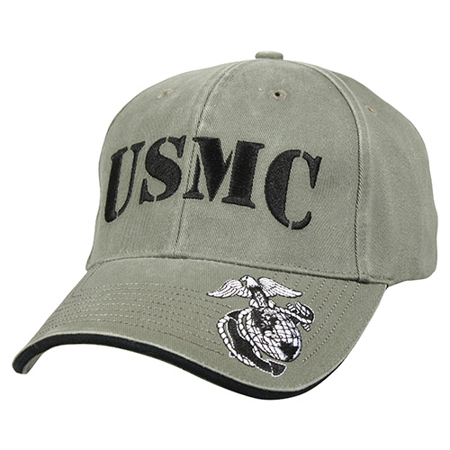 Levně ROTHCO čepice VINTAGE USMC ZELENÁ