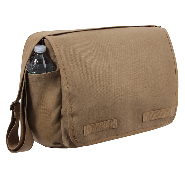 Levně ROTHCO taška VINTAGE přes rameno 38 x 28 x 15 cm COYOTE