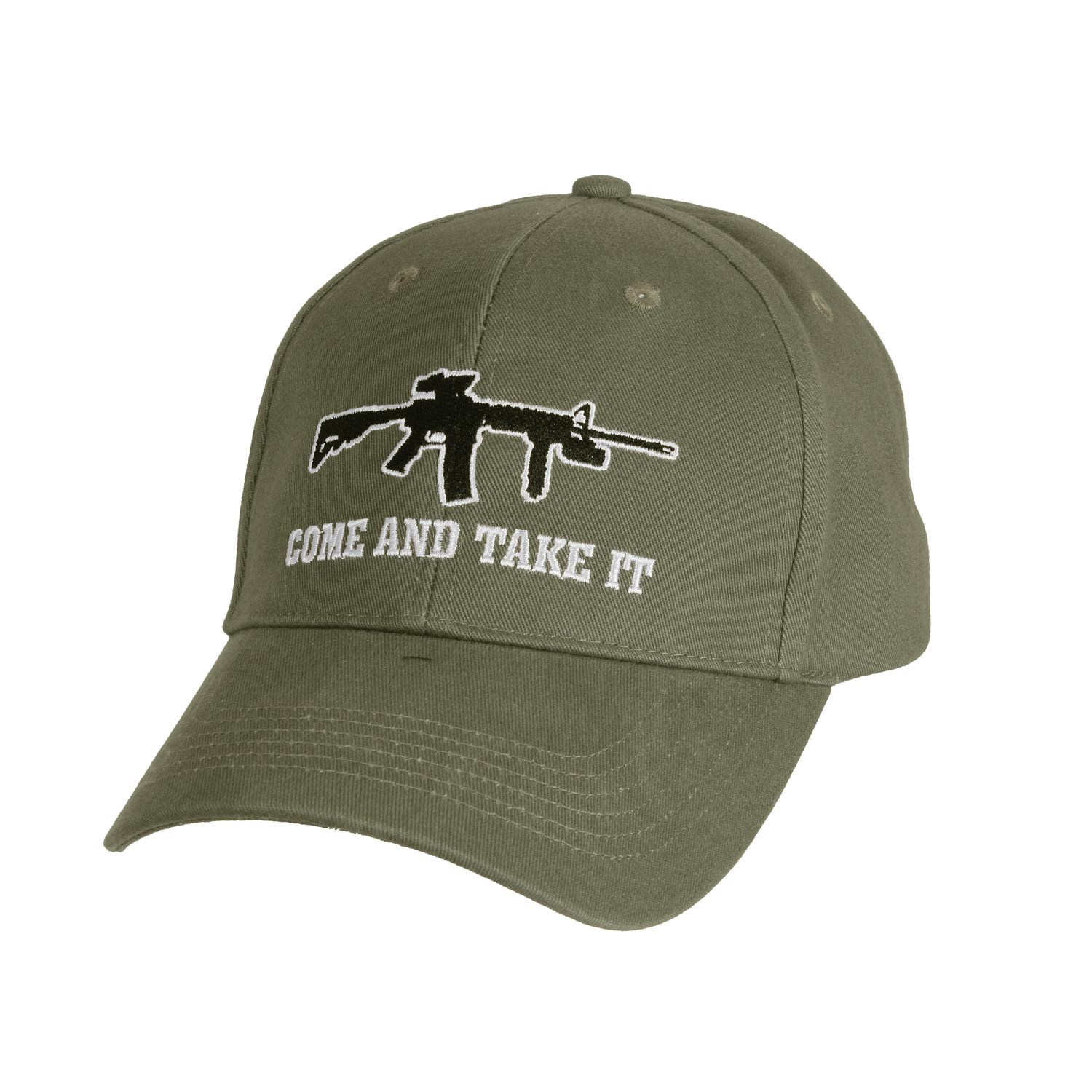 Levně ROTHCO čepice baseball "COME AND TAKE IT" ZELENÁ
