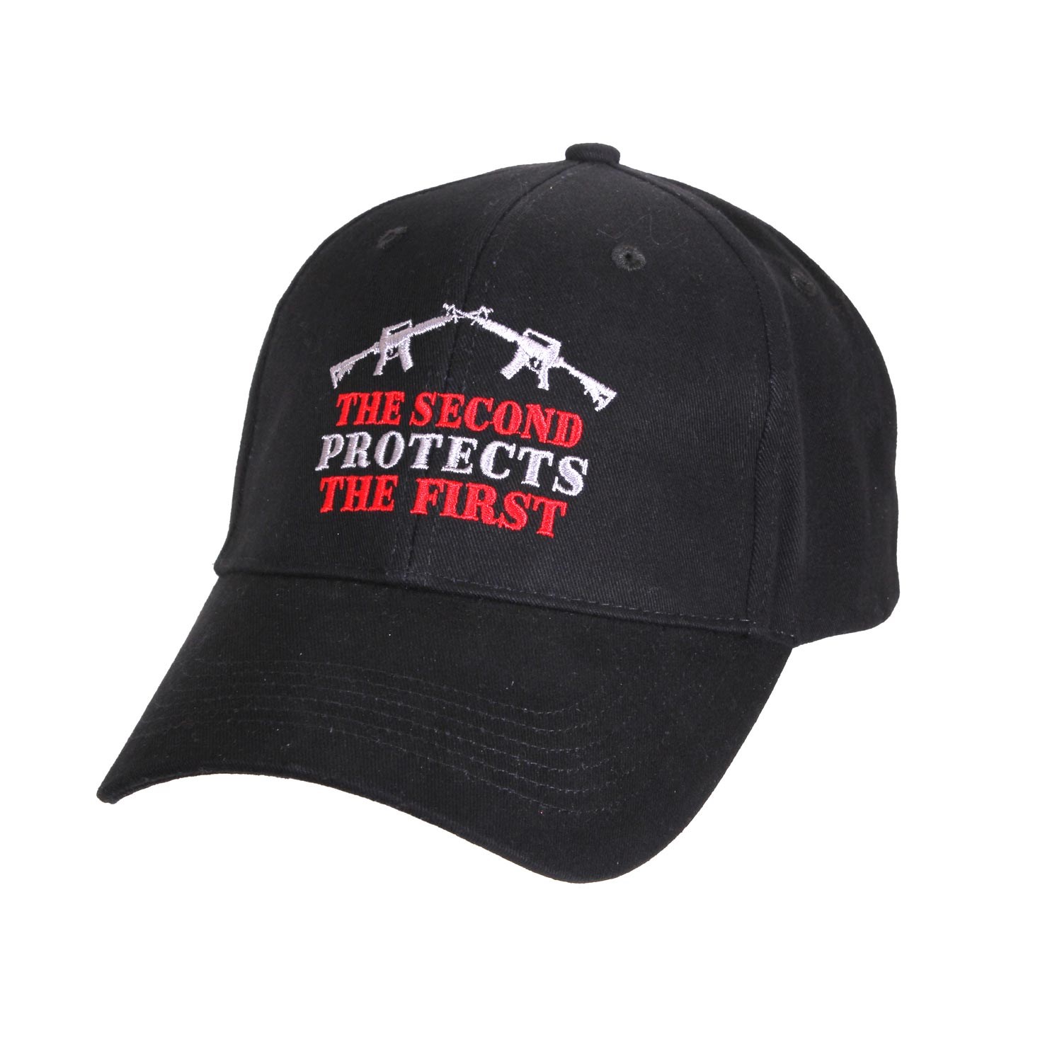 Levně ROTHCO čepice DELUXE 2nd PROTECTS 1st baseball ČERNÁ