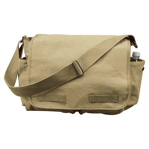 Levně ROTHCO taška VINTAGE přes rameno 38 x 28 x 15 cm KHAKI