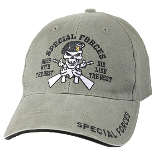 Levně ROTHCO čepice SPECIAL FORCES vintage ZELENÁ