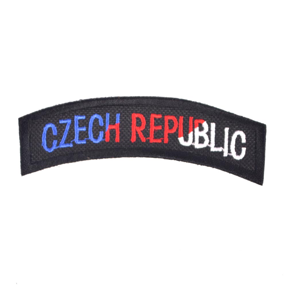Levně NAVYS nášivka domovenka oblouček CZECH REPUBLIC - TRIKOLORA