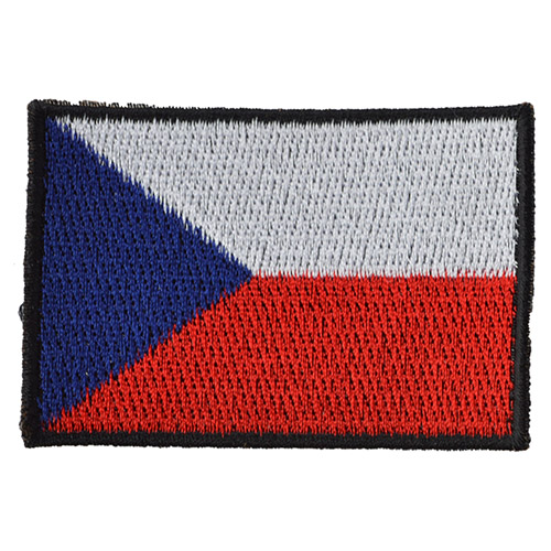 Nášivka ČR vlajka velká BAREVNÁ (65mm)