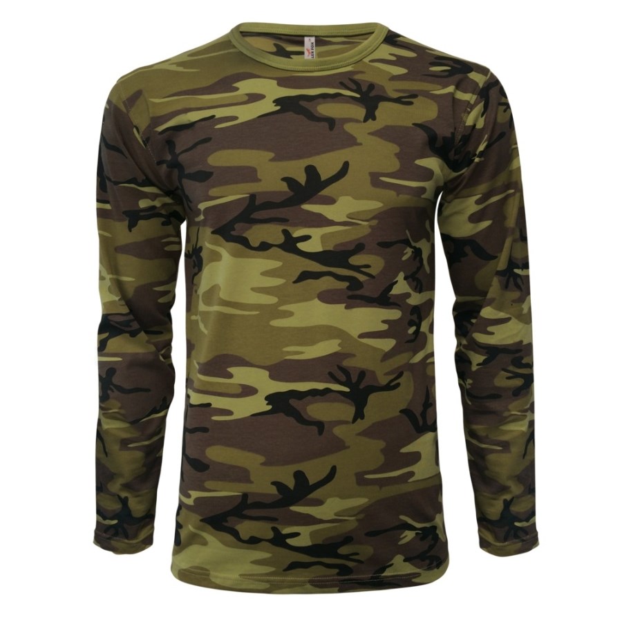 Levně Triko maskované s dlouhým rukávem LS MILITARY