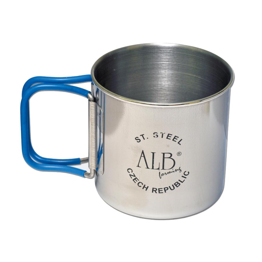 Levně ALB hrnek nerezový 0,4 l s uchy