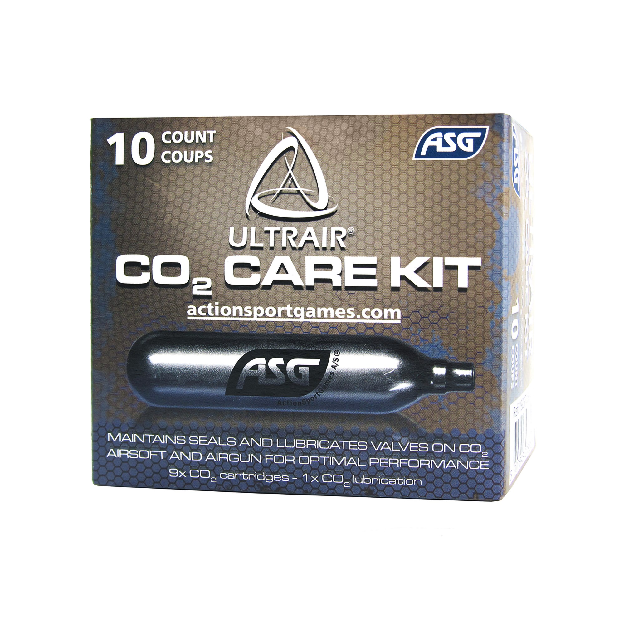 Levně ASG bombička CO2 12g - 9x + 1ks se silikonem