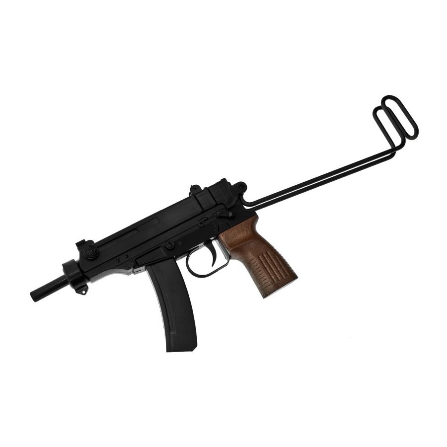 Levně ASG samopal airsoft manuální SCORPION vz.61 imitace dřeva - BB 6 mm