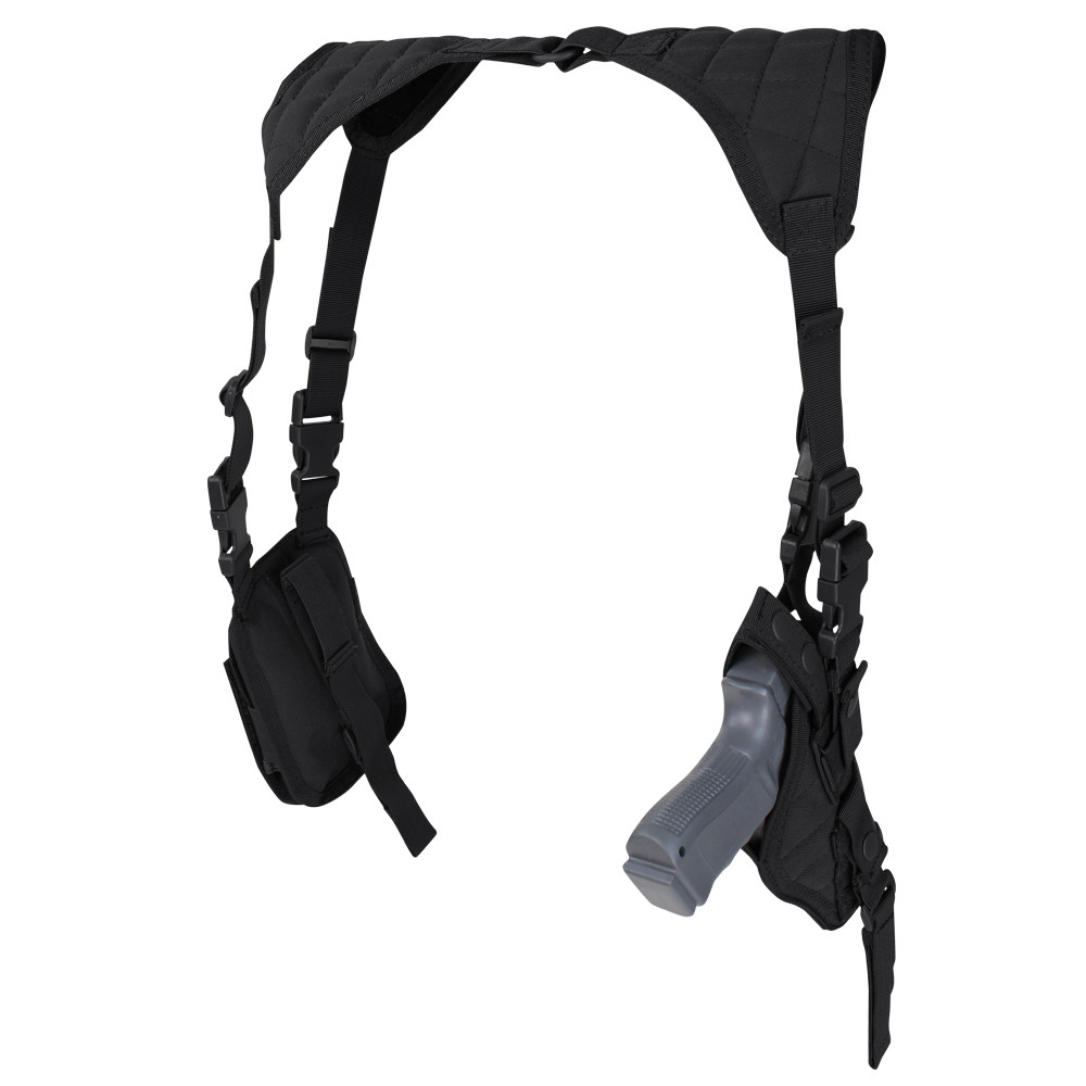 Levně CONDOR OUTDOOR pouzdro podpažní pistolové UNI vertikální ČERNÉ