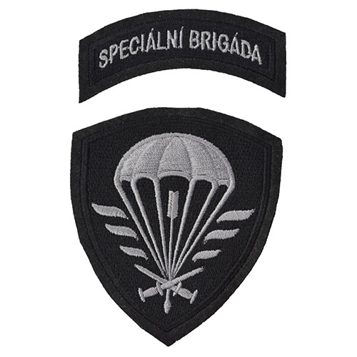 Levně NAVYS nášivka SPECIÁLNÍ BRIGÁDA ČERNÁ