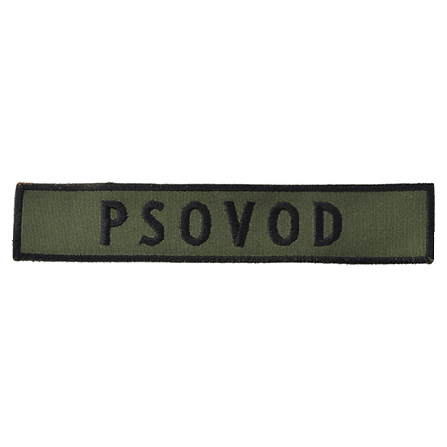 Levně NAVYS nášivka jen nápis PSOVOD ZELENÁ