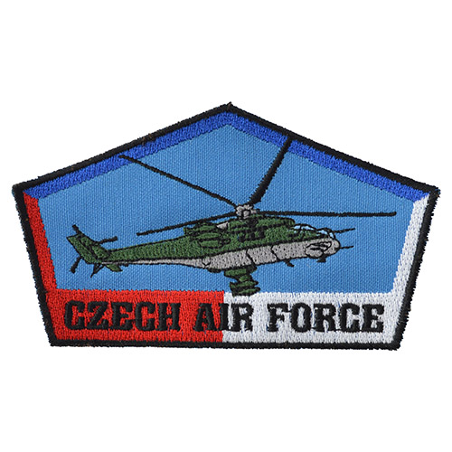 Levně NAVYS nášivka CZECH AIR FORCE s vrtulníkem MI-24V - BAREVNÁ