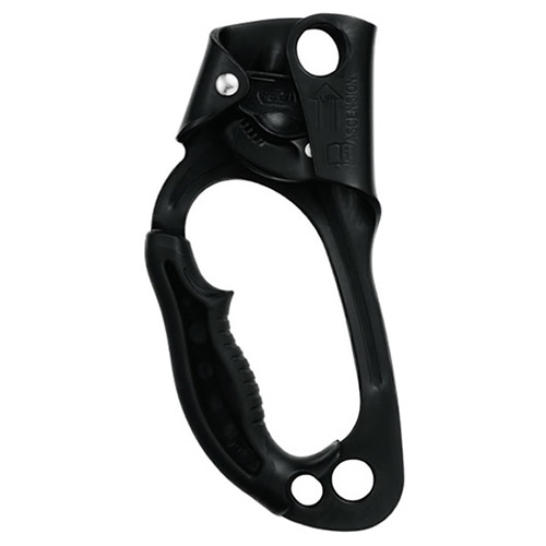 Levně Blokant lanový s rukojetí Petzl ASCENSION levý ČERNÝ