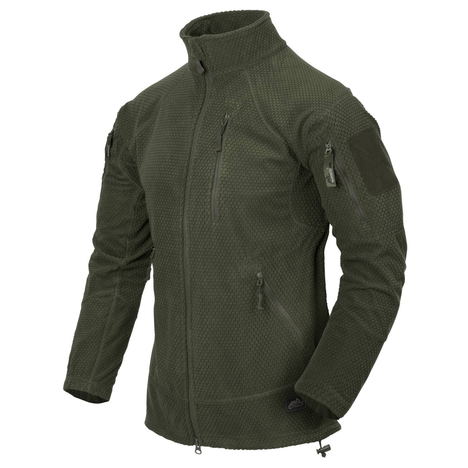 Levně Mikina funkční fleece ALPHA TACTICAL ZELENÁ