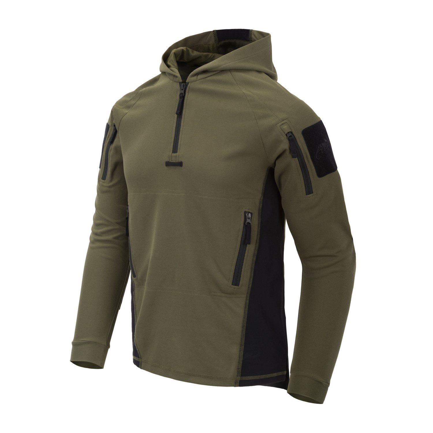 Levně Mikina RANGE TOPCOOL OLIVE GREEN/ČERNÁ