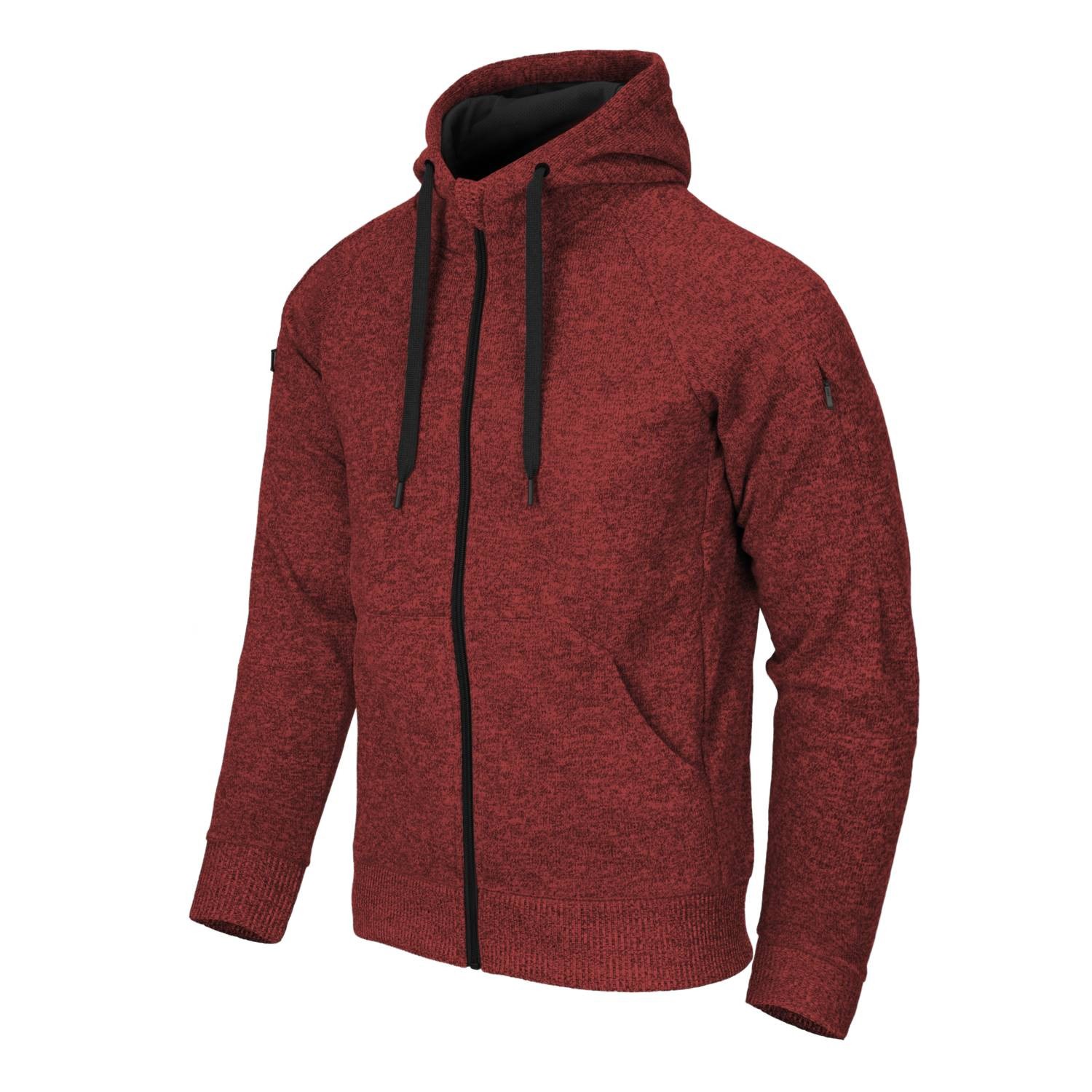 Levně Mikina COVERT TACTICAL ČERVENÁ MELANŽ