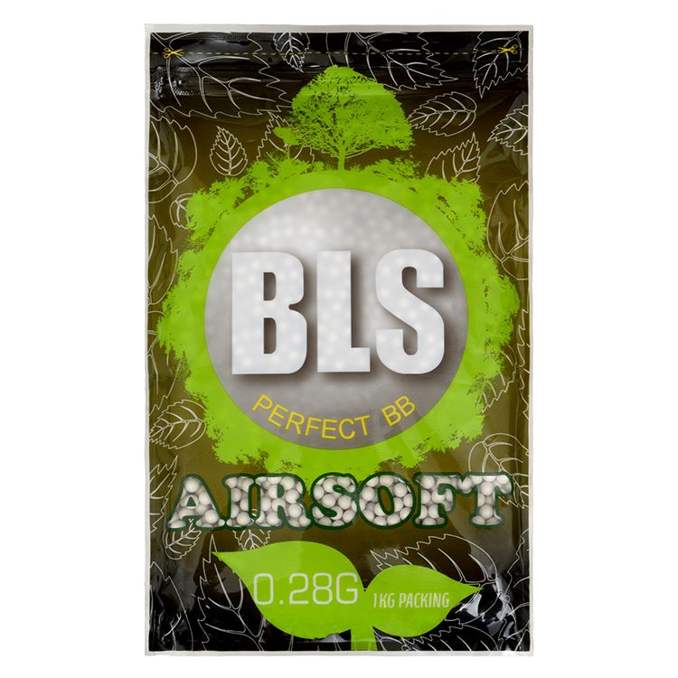 Levně Kuličky airsoft BLS BIO 0.28g 3570ks