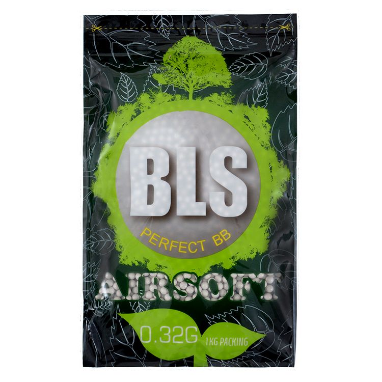 Levně Kuličky airsoft BLS BIO 0.32g 3125ks