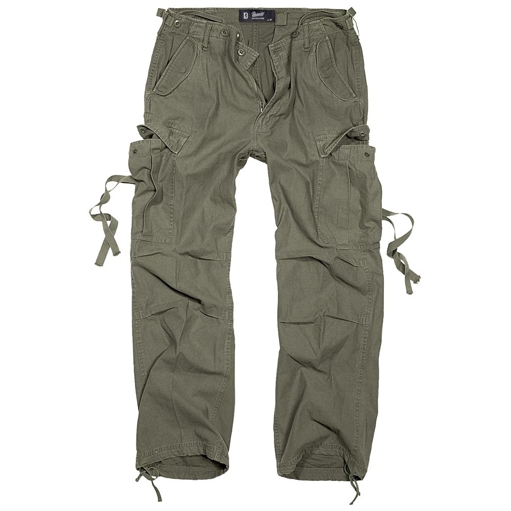 Levně Kalhoty M65 vintage ZELENÉ