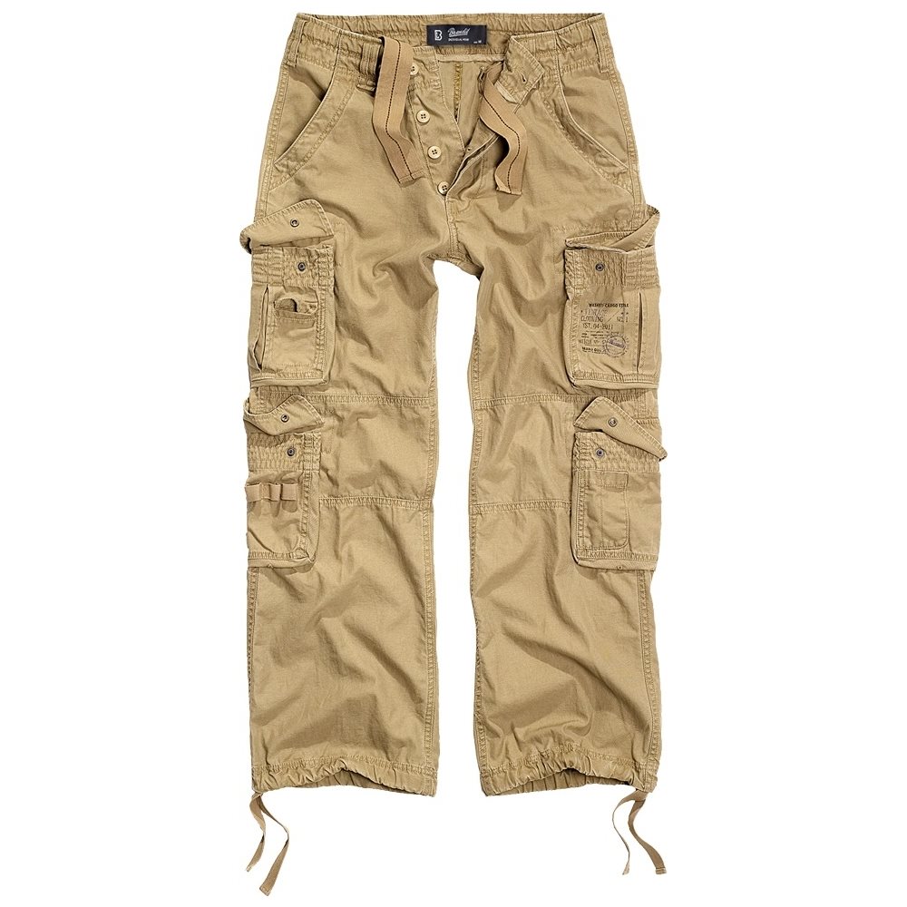Levně Kalhoty PURE vintage KHAKI