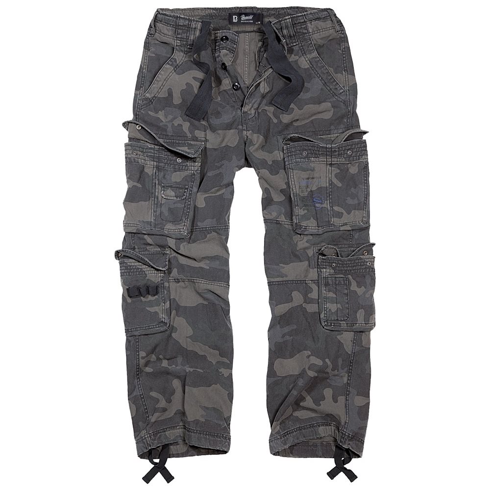 Levně Kalhoty PURE vintage DARK CAMO