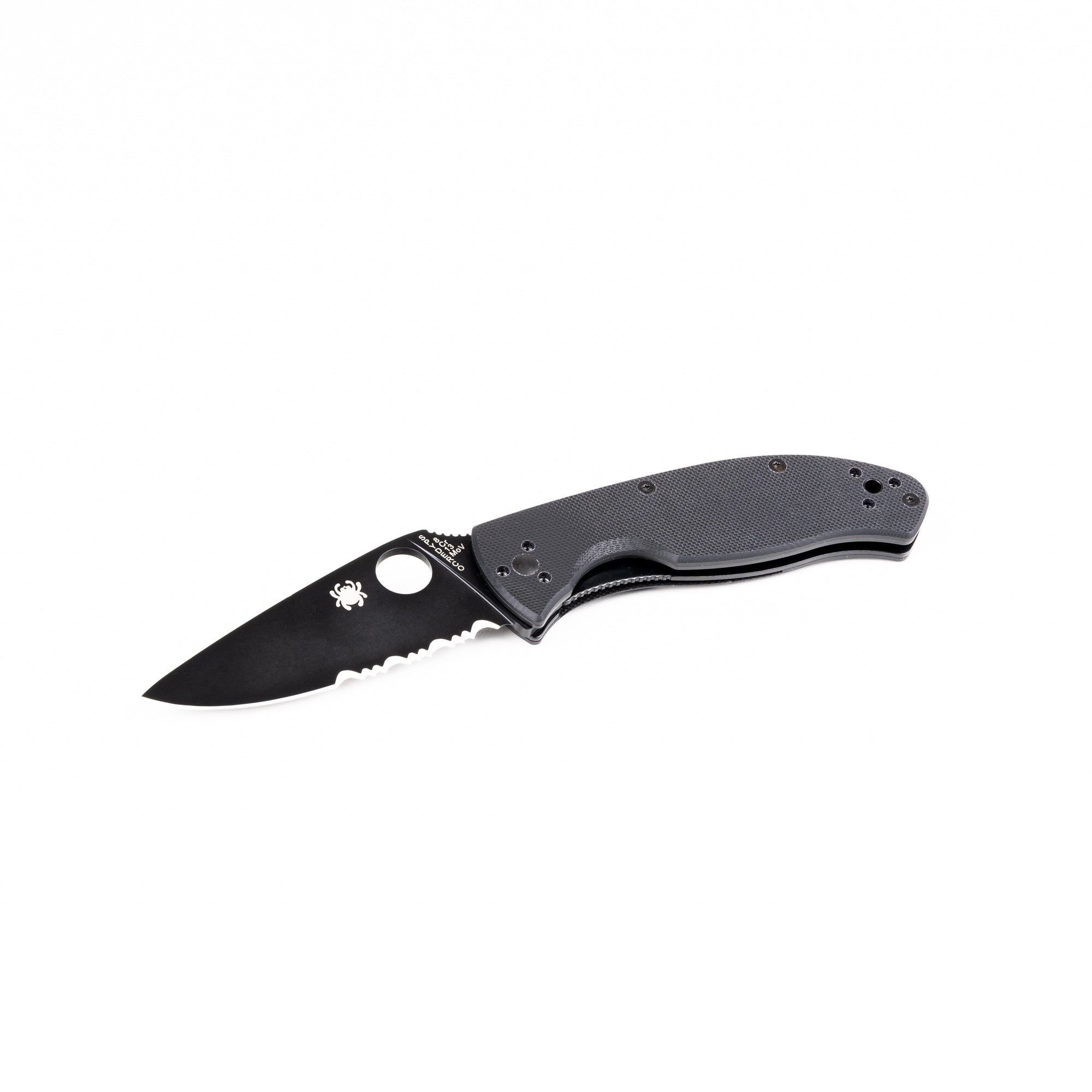 Levně Nůž zavírací SPYDERCO TENACIOUS® kombi ČERNÝ