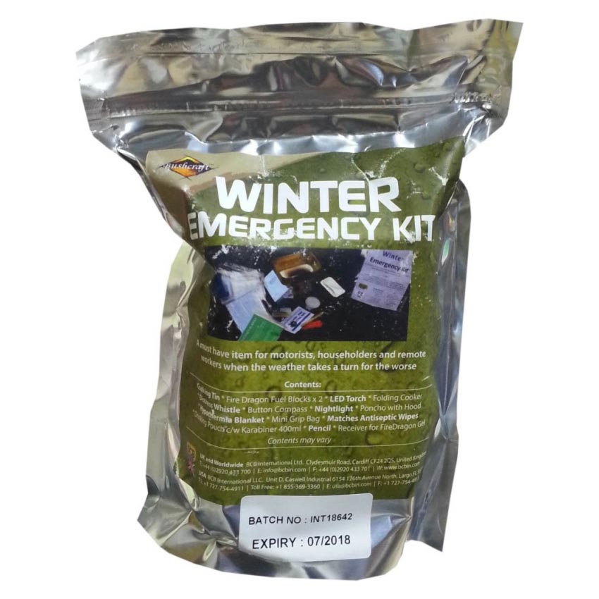 Balíček pro přežití zimní sada - Winter Emergency Kit BCB