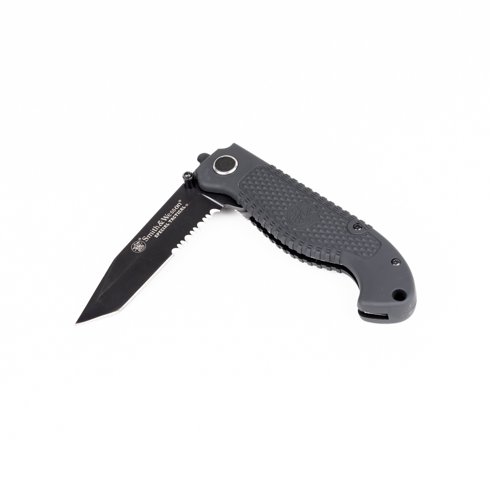 Levně Smith & Wesson nůž S&W Special Tactical zavírací TANTO KOMBI ČERNÝ
