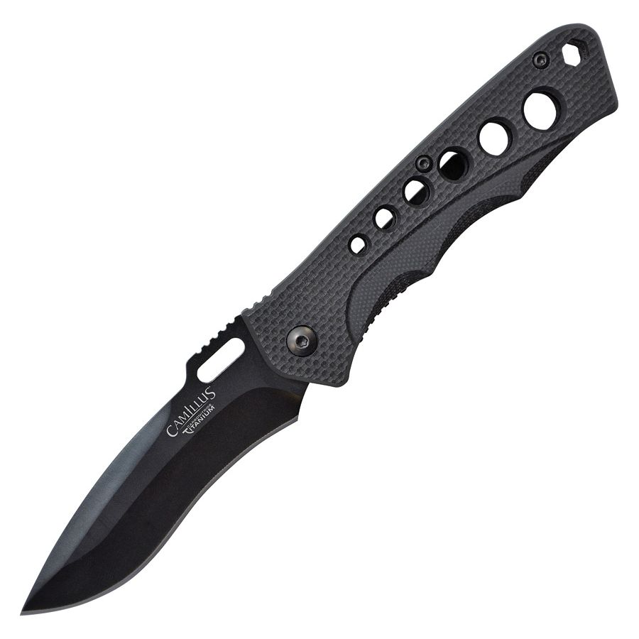 Levně CAMILLUS nůž zavírací RAGE LINERLOCK hladké ostří ČERNÝ