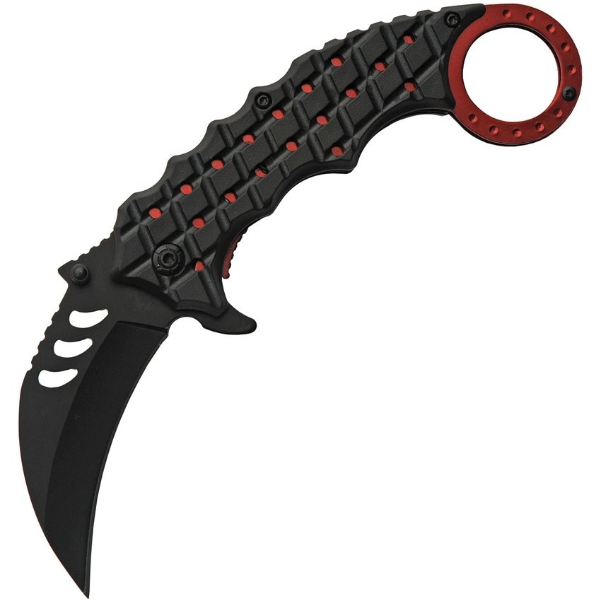 Levně Nůž zavírací RED SHRUB karambit