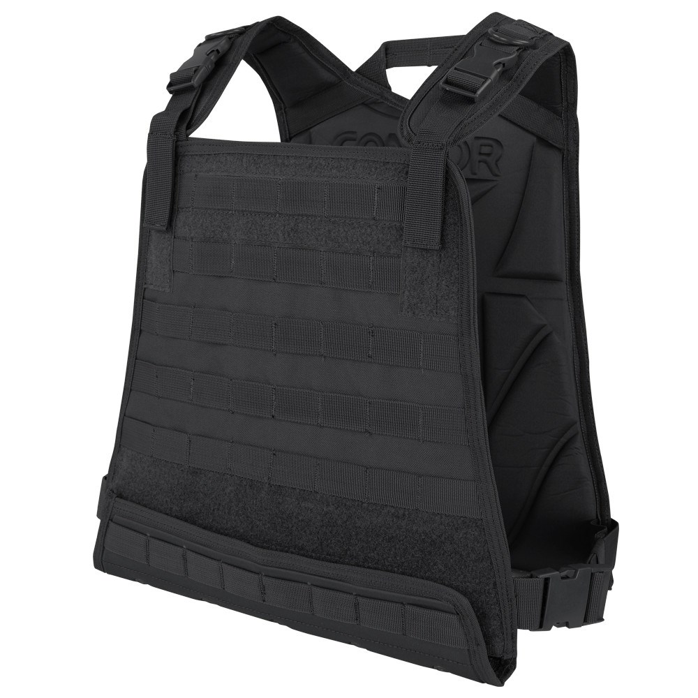 Levně CONDOR OUTDOOR vesta nosič plátů MOLLE - COMPACT ČERNÝ