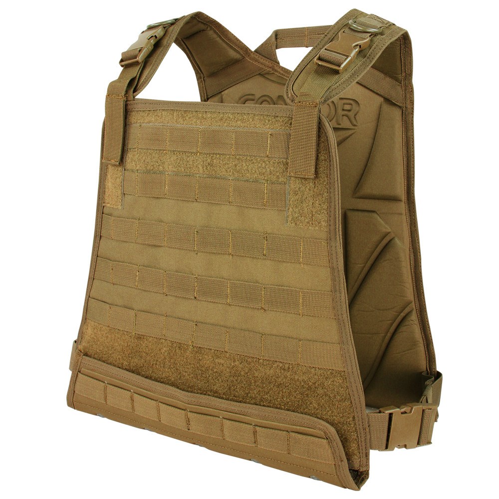 Levně CONDOR OUTDOOR vesta nosič plátů MOLLE - COMPACT COYOTE BROWN
