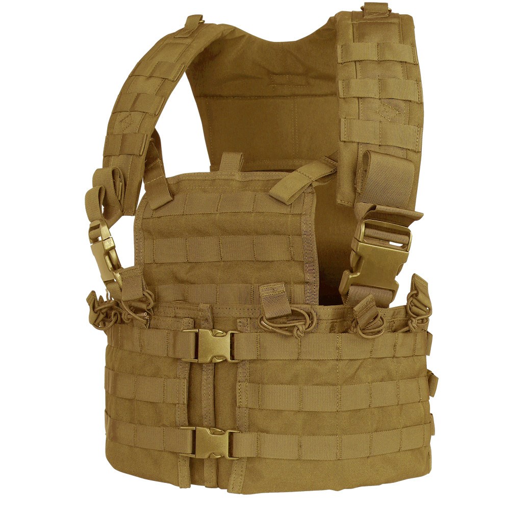 Levně CONDOR OUTDOOR vesta taktická MOLLE CHEST SET COYOTE BROWN