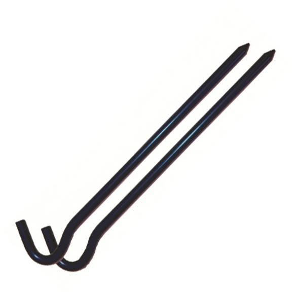 Kolík stanový drát HLINÍKOVÝ 18 cm 6 ks MODRÝ
