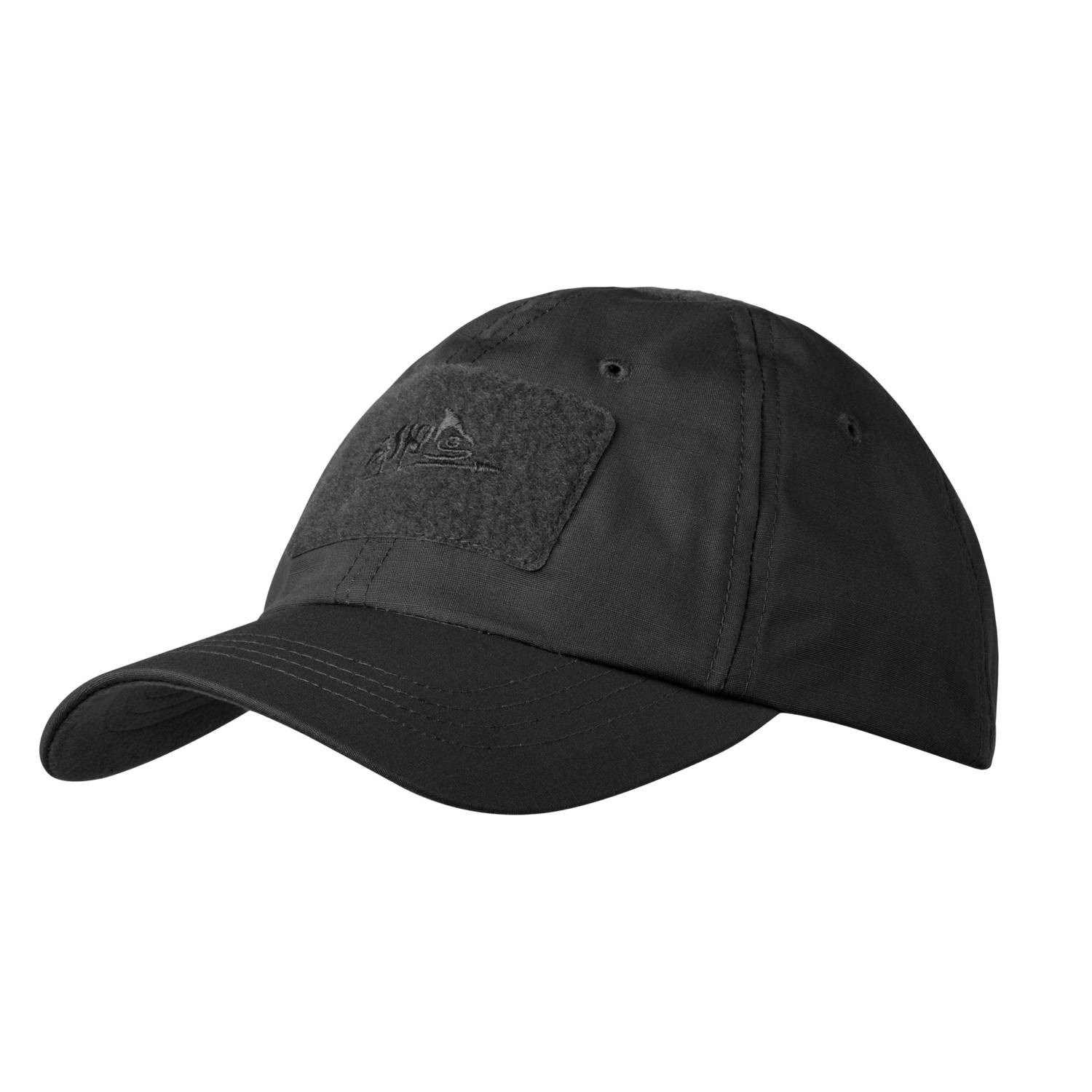 Levně Helikon-Tex čepice baseball suchý zip rip-stop ČERNÁ