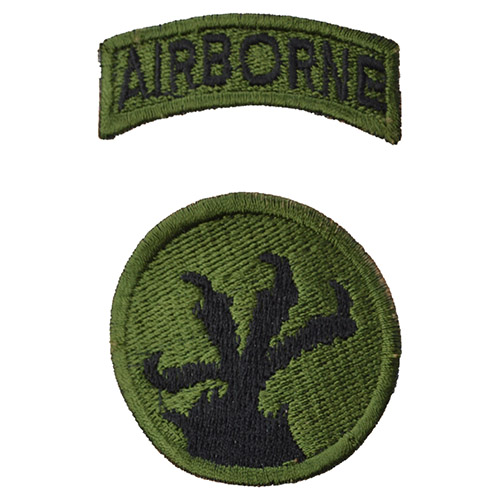 Levně NAVYS nášivka 17th AIRBORNE DIVISON - OLIV
