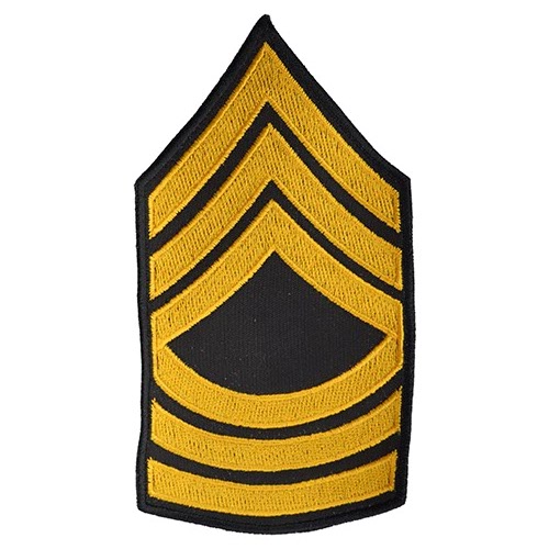 Levně NAVYS nášivka US hodnost MASTER SERGEANT - ZLATÁ