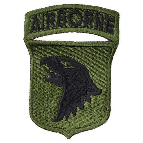 Levně NAVYS nášivka 101st AIRBORNE DIVISION - ZELENÁ