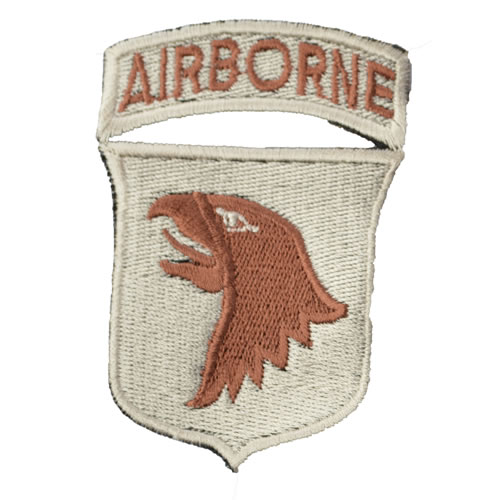 Levně NAVYS nášivka 101st AIRBORNE DIVISION PÍSKOVÁ