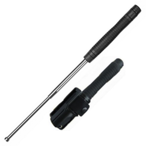 Levně ESP obušek teleskopický 45cm/18" kalený s pouzdrem BH-54 STŘÍBRNÝ ergo rukojeť