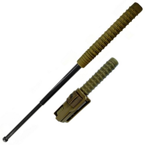 Levně ESP obušek teleskopický 53cm/21" kalený s pouzdrem BH-54 ZELENÝ ČERNÝ