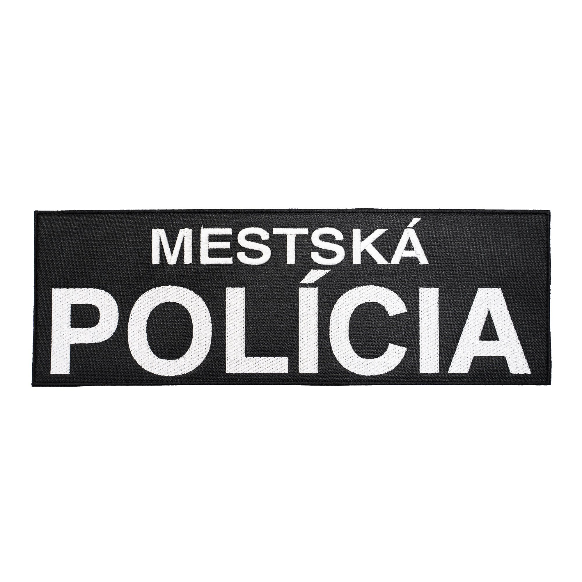 Levně NAVYS nášivka MESTSKÁ POLÍCIA velká velcro ČERNÁ