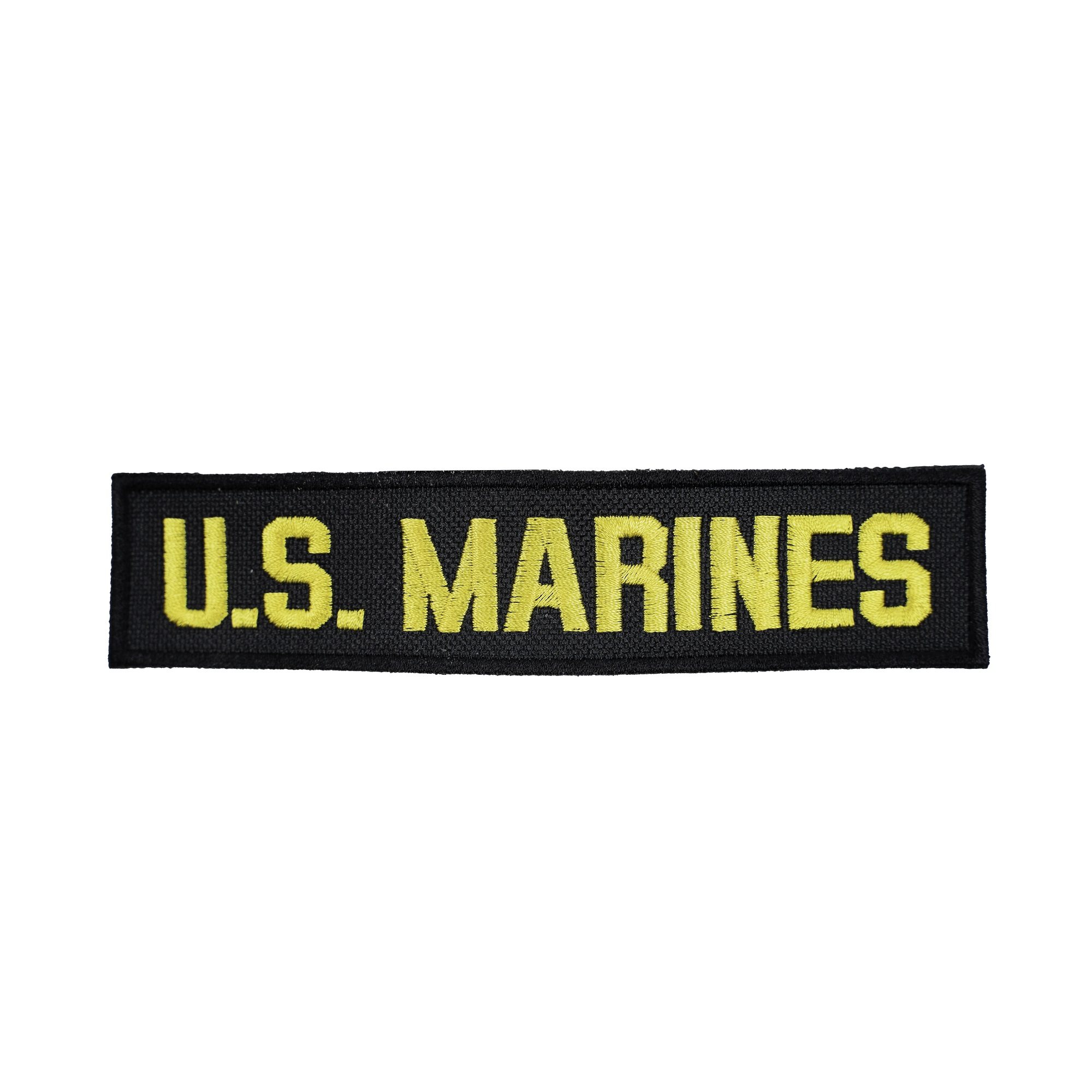 Levně NAVYS nášivka US MARINES - ČERNÁ se žlutou nití
